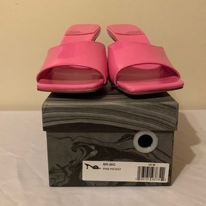Jeffrey Campbell “Mr. Big” pink patent size 10 heel.